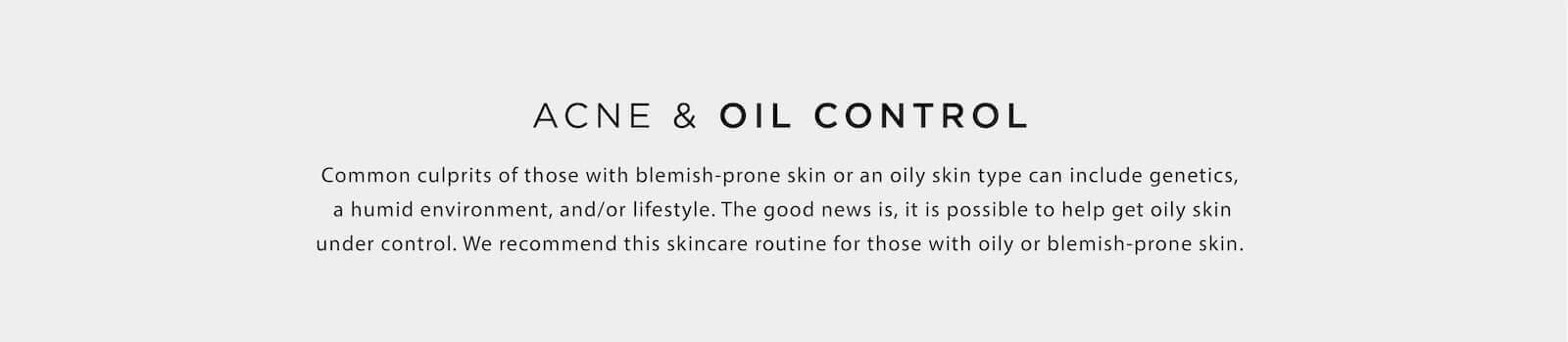 Acne & Oil Control - cosmedix-shop