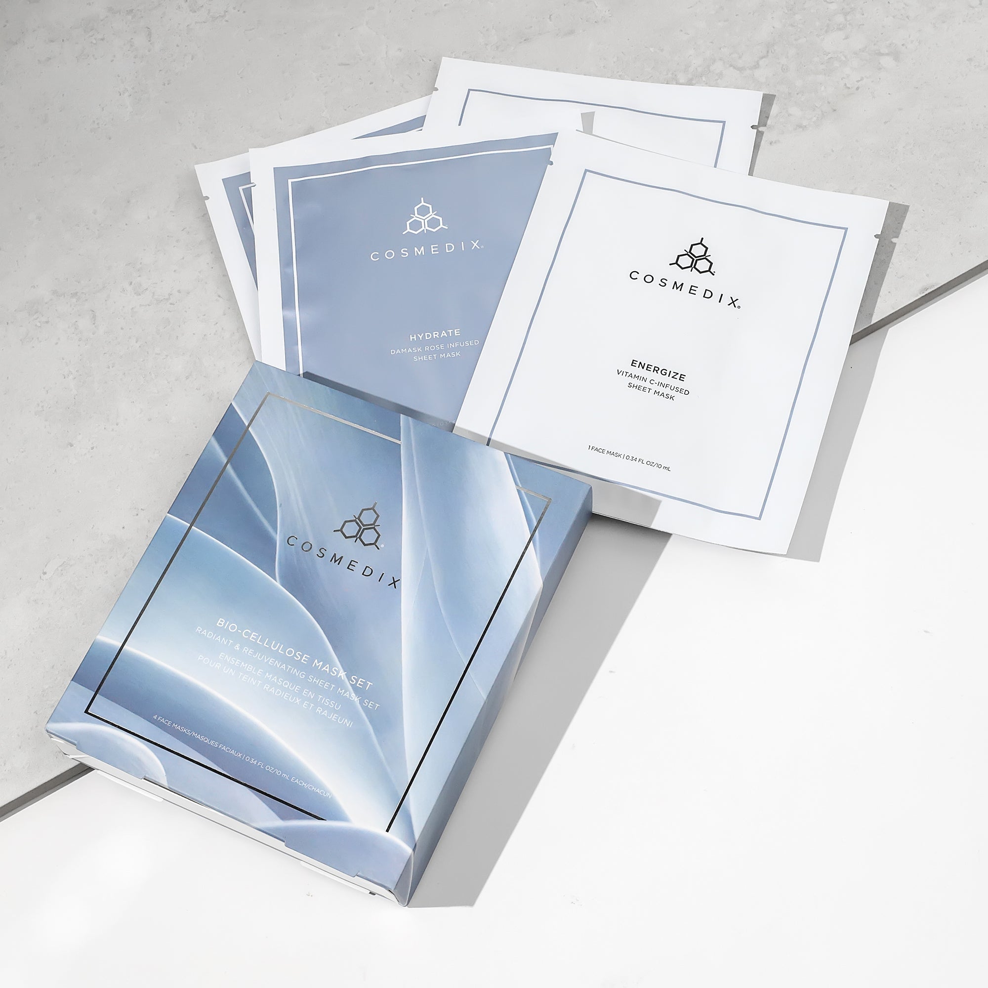 Bio-Cellulose Radiant & Rejuvenating Sheet Mask Set – C O S M E D I X