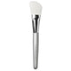 Dual-Sided Silicone Mask Applicator with textured and smooth head and curved silver handle.
